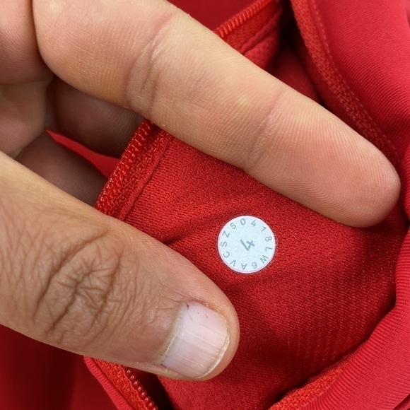 Lululemon Pace Rival Crop *Full-On Luxtreme 22" True Red - Picture 7 of 7